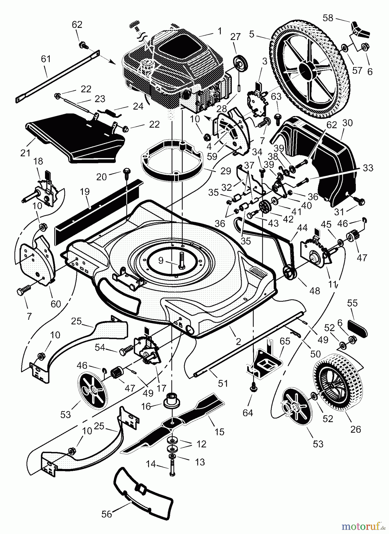  Murray Rasenmäher 22648x4A - Murray 22