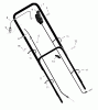 Murray 22648x71B - B&S/ 22" Walk-Behind Mower (1999) (Quality Stores) Ersatzteile Handle Assembly