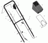 Murray 228511x8B - Scotts 22" Walk-Behind Mower (2002) (Home Depot) Ersatzteile Handle And Bag Assembly