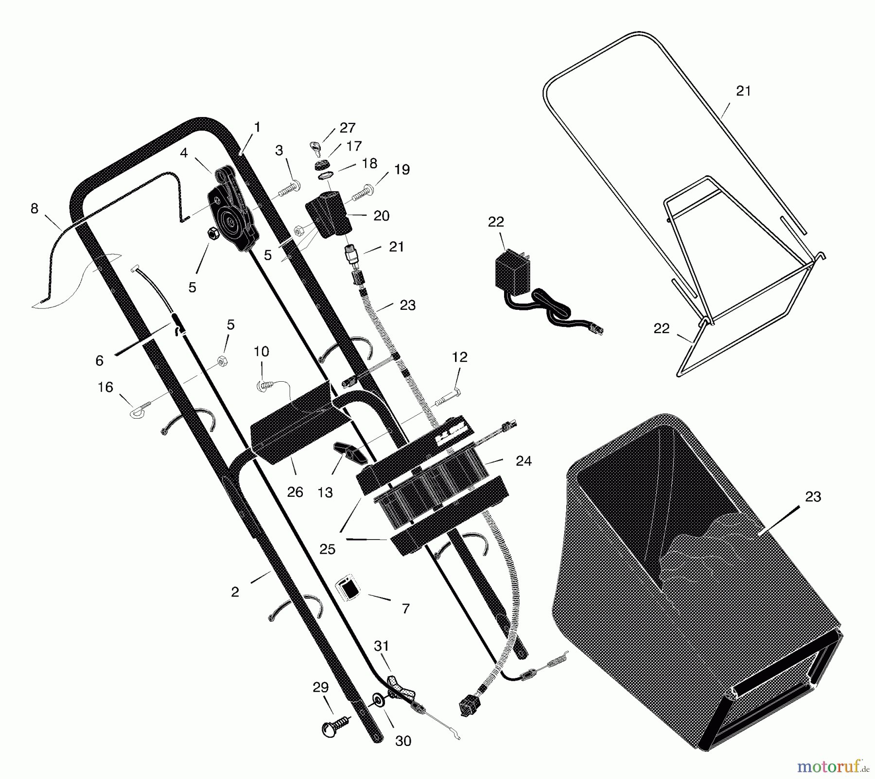  Murray Rasenmäher 228670x8A - Scotts 22
