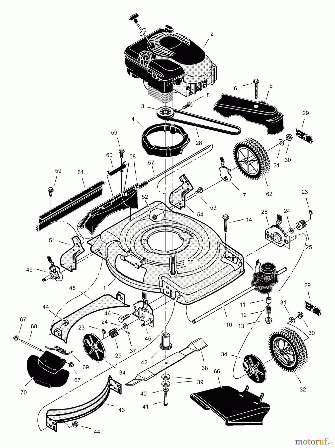  Murray Rasenmäher 228690x99A - B&S/Murray 22