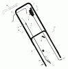Murray 229510x48B - B&S/ 22" Walk-Behind Mower (2004) (Mills) Ersatzteile Handle Assembly