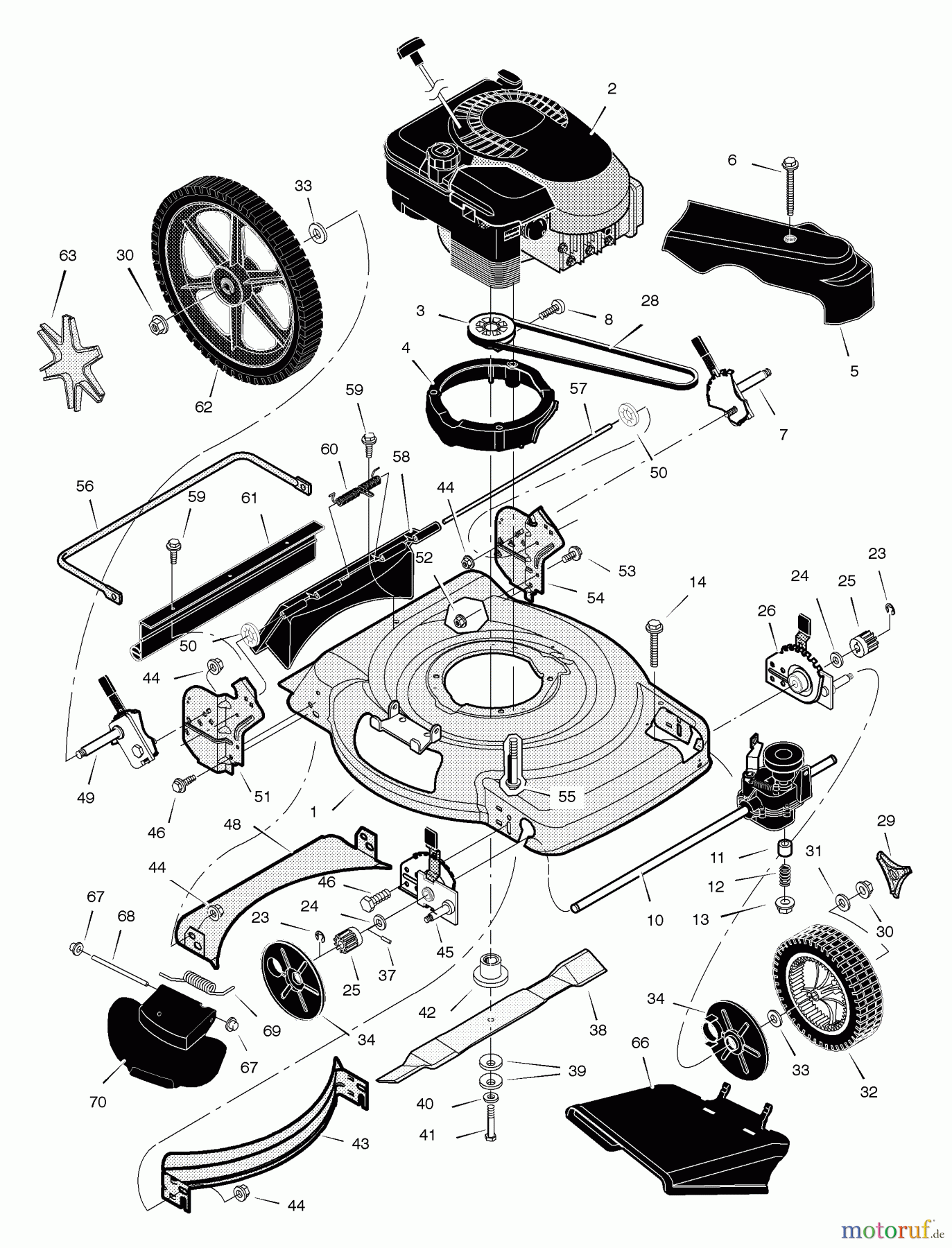  Murray Rasenmäher 229650x48B - B&S/Murray 22