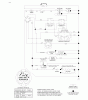 Poulan / Weed Eater 11597 (96011030600) - Poulan Pro Lawn Tractor (2012-01) Ersatzteile SCHEMATIC