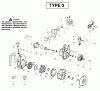 Poulan / Weed Eater B1750LE (Type 3) - Weed Eater Blower Ersatzteile Engine Type 3