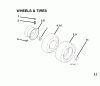 Poulan / Weed Eater PO14542LT (96012011200) - Poulan Lawn Tractor (2010-09) Ersatzteile WHEELS TIRES