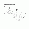 Poulan / Weed Eater XT195H42LT (96042012101) - Poulan XT Lawn Tractor (2011-04) Ersatzteile WHEELS TIRES