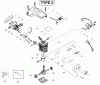 Poulan / Weed Eater 2050LE (Type 2) - Poulan Pioneer Chainsaw Ersatzteile Engine Type 2