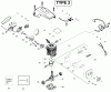 Poulan / Weed Eater PP260LE (Type 2) - Poulan Pro Chainsaw Ersatzteile Engine Type 2