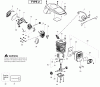 Poulan / Weed Eater PP4018 (Type 2) - Poulan Pro Chainsaw Ersatzteile Engine Type 2