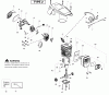 Poulan / Weed Eater PP4218 (Type 2) - Poulan Pro Chainsaw Ersatzteile Engine Type 2