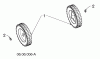 Poulan / Weed Eater PP521ES (96188000602) - Poulan Pro Snow Thrower (2013-05) Ersatzteile WHEELS TIRES