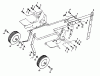 Poulan / Weed Eater PPFT3C - Poulan Pro Front-Tine Tiller Ersatzteile WHEEL AND DEPTH STAKE ASSEMBLY