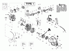 Poulan / Weed Eater PL500 (Type 1) - Weed Eater String Trimmer Ersatzteile Engine Assembly Type 1
