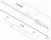 Shindaiwa AHS242 - Articulating Hedge Trimmer, S/N: T17811001001 - T1781199999 Listas de piezas de repuesto y dibujos Driveshaft, Main Pipe