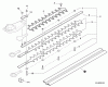 Shindaiwa DH231 - Hedge Trimmer, Dual-Sided, S/N: T09012001001 - T09012999999 Listas de piezas de repuesto y dibujos Blades - 24"