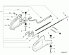 Shindaiwa DH231 - Hedge Trimmer, Dual-Sided, S/N: T09213001001 - T09213999999 Listas de piezas de repuesto y dibujos Rear Handle, Throttle Control