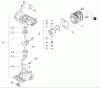 Shindaiwa DH232 - Hedge Trimmer, Dual-Sided, S/N: T23311001001 - T23311999999 Listas de piezas de repuesto y dibujos Engine