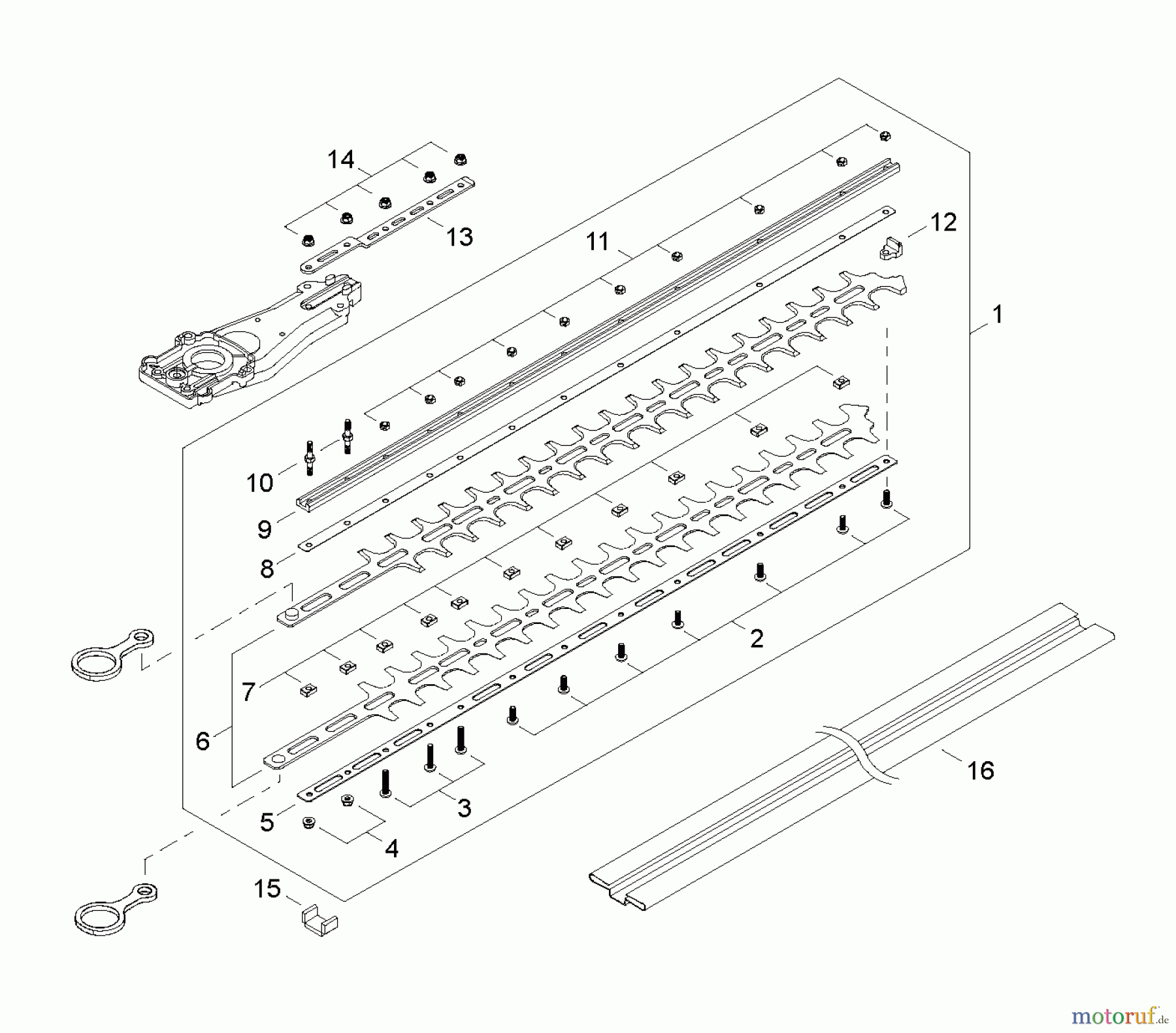  Shindaiwa Heckenscheren DH2510 - Shindaiwa Hedge Trimmer, Dual-Sided 30