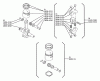 Shindaiwa HT20 - Hedge Trimmer, Single-Sided Listas de piezas de repuesto y dibujos Piston Assembly