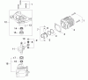 Shindaiwa HT231 - Hedge Trimmer, Single-Sided, S/N: T08511001001 - T085119999 Listas de piezas de repuesto y dibujos Cylinder / Crankcase / Piston