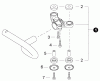 Shindaiwa HT232 - Hedge Trimmer, Single-Sided, Listas de piezas de repuesto y dibujos Handle Support