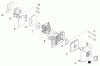 Shindaiwa HT232 - Hedge Trimmer, Single-Sided, S/N: T25113001001 - T25113999999 Listas de piezas de repuesto y dibujos Intake