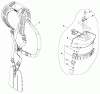 Shindaiwa B450 AUS - String Trimmer / Brush Cutter, S/N: 9023591 - 9093850 Ersatzteile Harness Assembly / Debris Shield