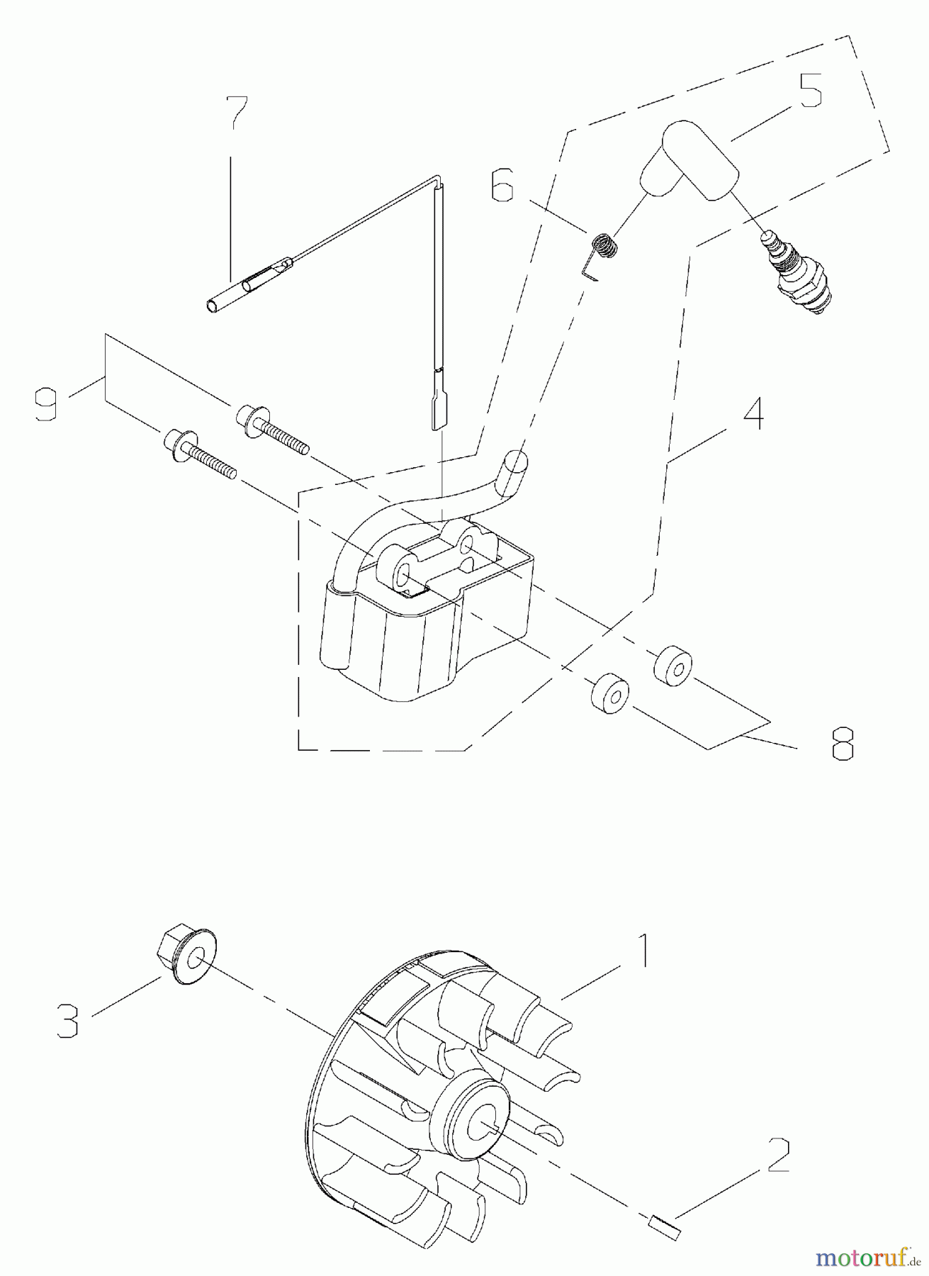  Shindaiwa Trimmer, Faden / Bürste T3410X - Shindaiwa String Trimmer Flywheel, Ignition