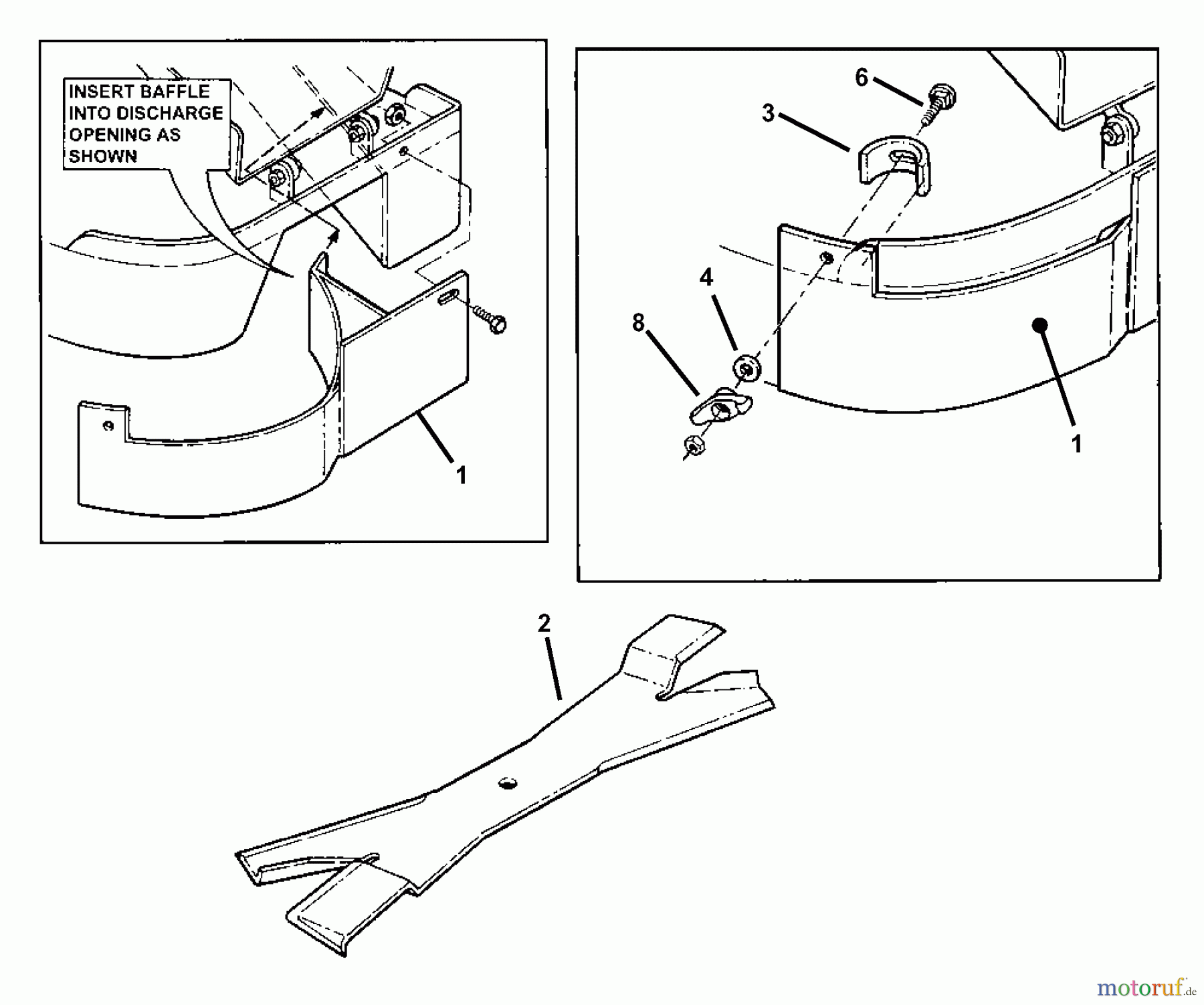 Snapper Zubehör. Rasenmäher 7061219 - Snapper 48