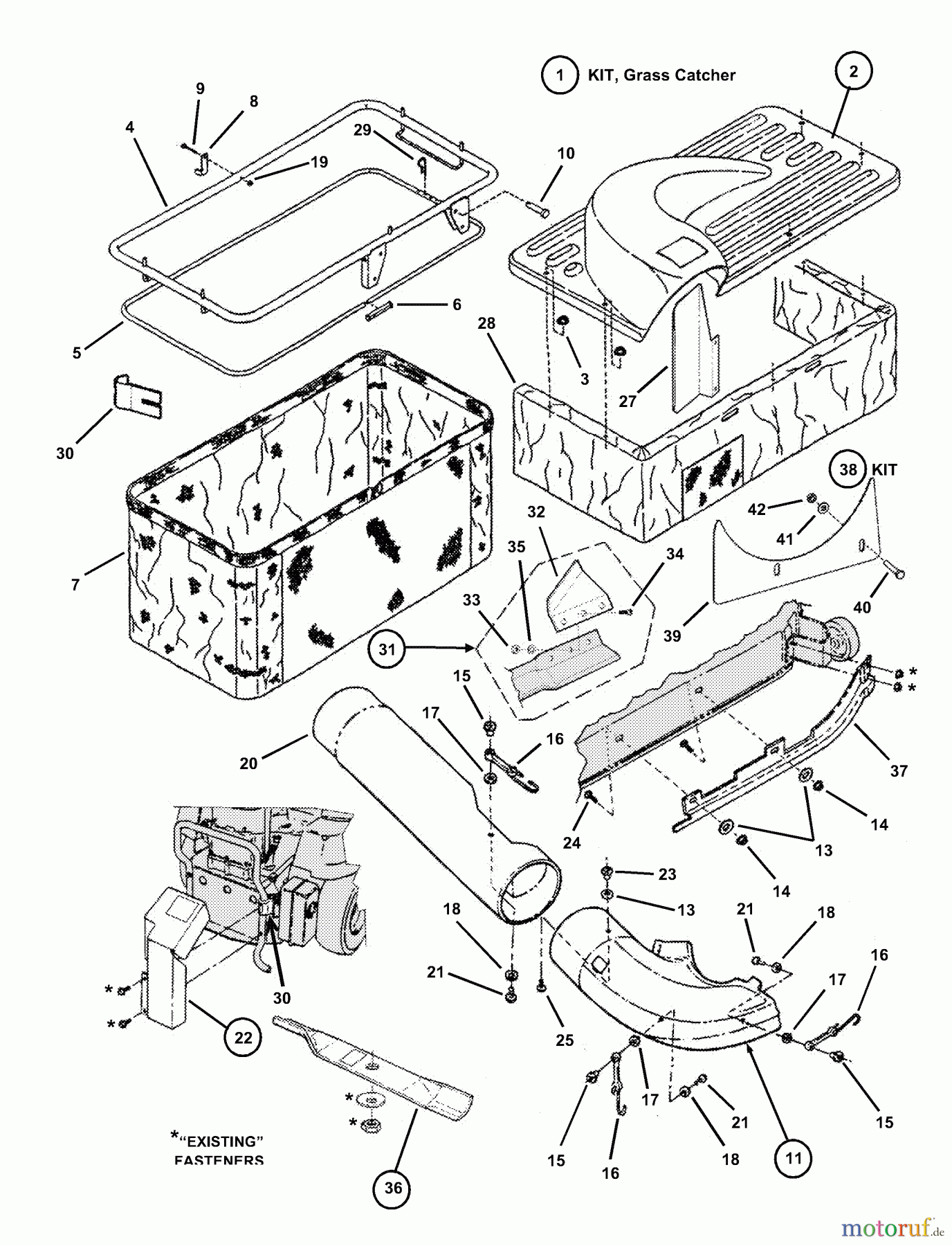  Snapper Zubehör. Rasenmäher 7063045 - Snapper 38