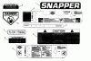 Snapper PL71252KV - Wide-Area Walk-Behind Mower, 12.5 HP, Gear Drive, Loop Handle, Series 2 Ersatzteile Decals