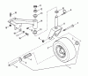 Snapper PMH7481 - 48" Pro Deck Attachment For Hydro, Series 1 Ersatzteile Caster Wheel & Tire Assembly