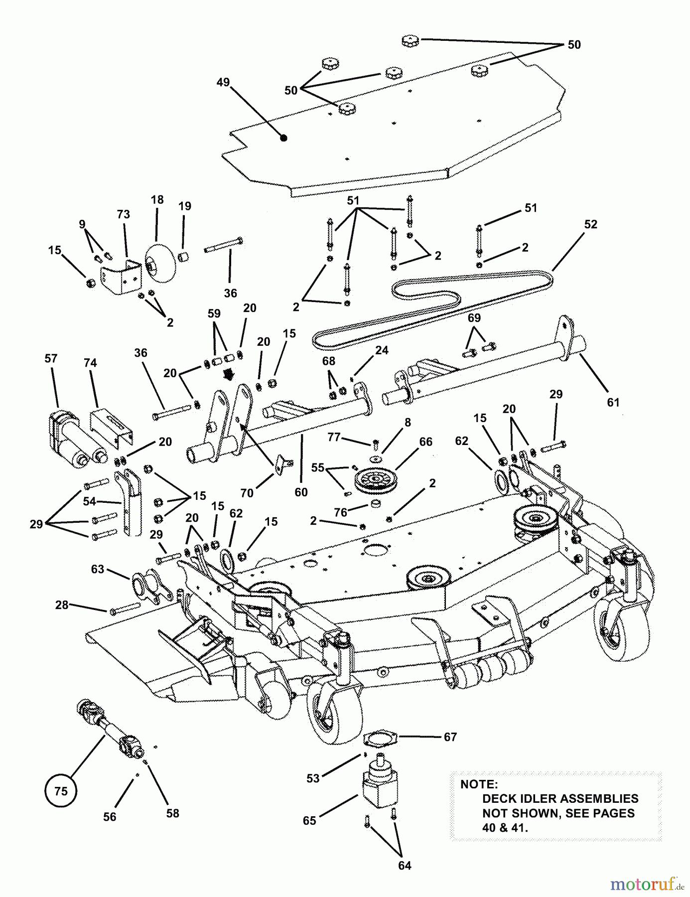  Snapper Nullwendekreismäher, Zero-Turn ZF2501KH (84574) - Snapper 25 HP Zero-Turn Mower, Out Front, Z-Rider Series 1 61