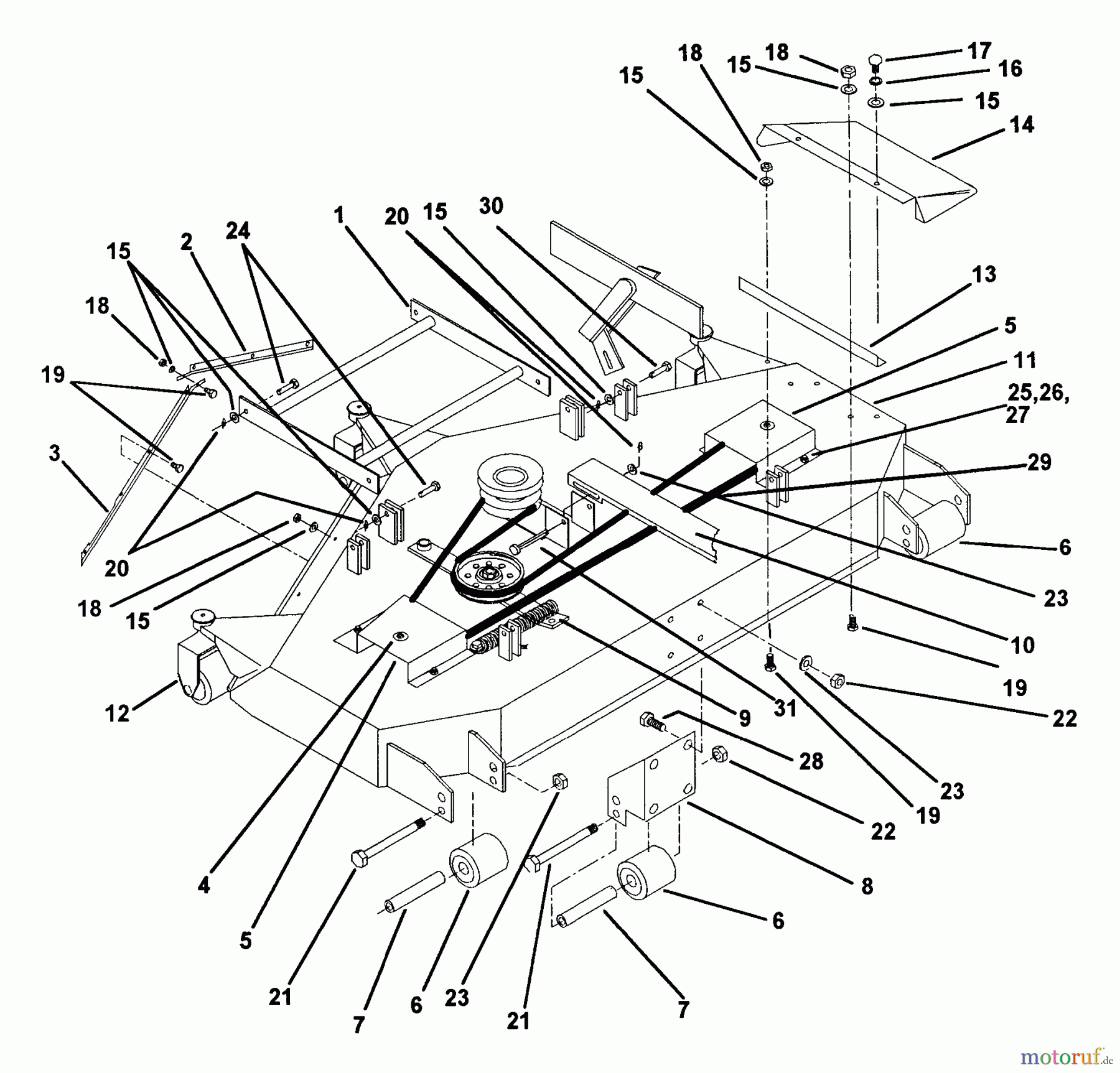  Snapper Mähdecks ZU6004M - Snapper 60