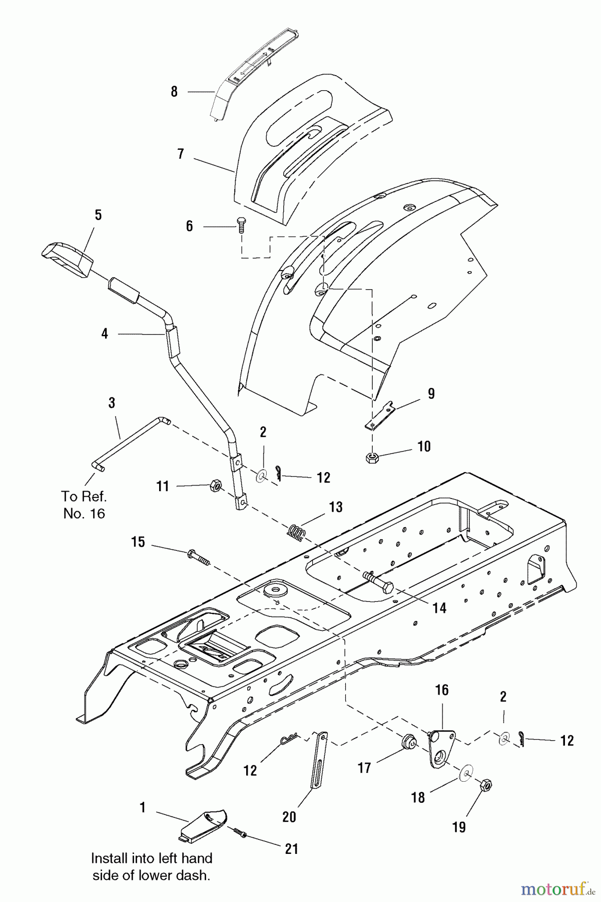 Snapper Rasen- und Gartentraktoren LT1644 (2690117) - Snapper 44