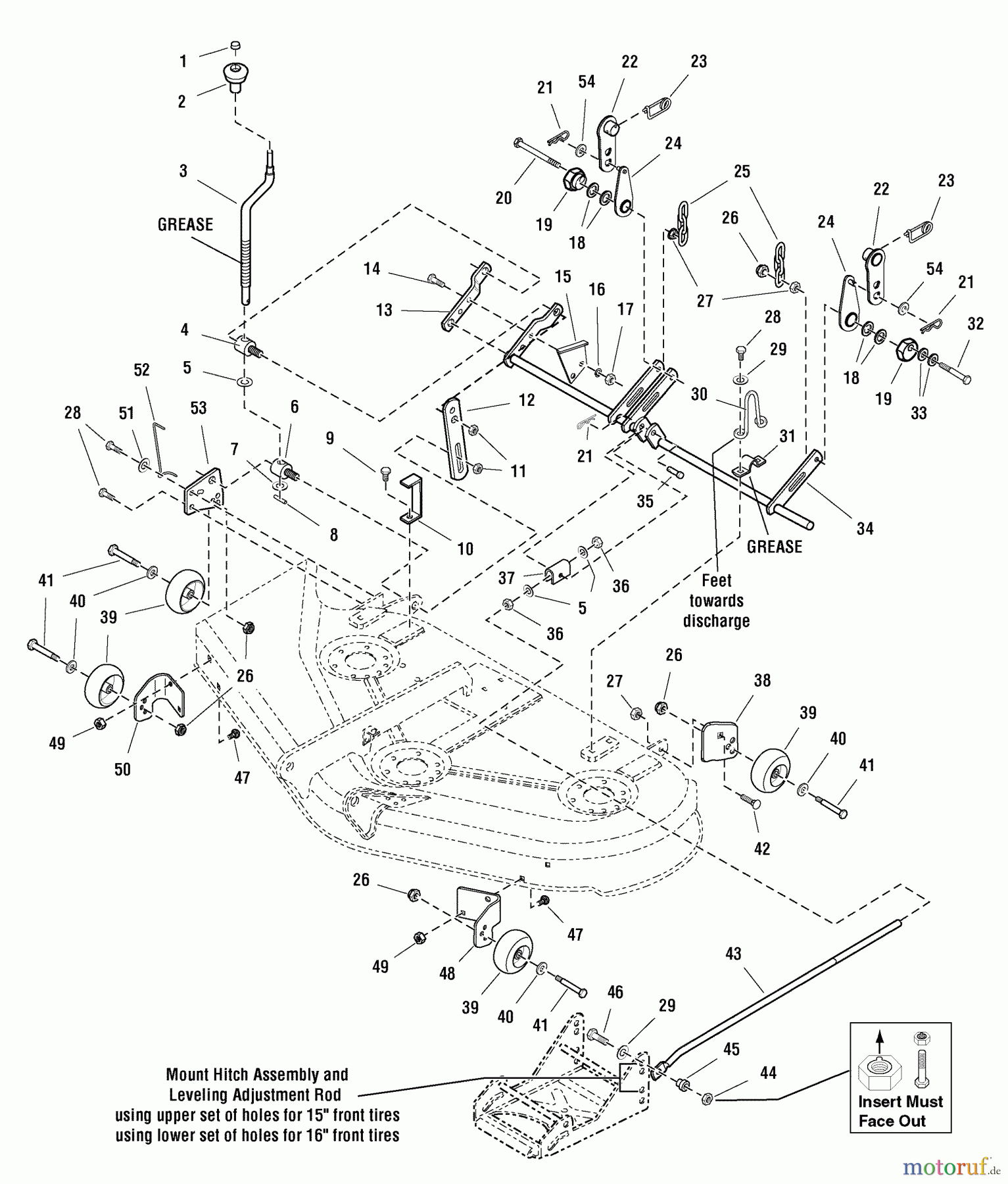  Snapper Rasen- und Gartentraktoren LT20440 (2690283) - Snapper 44