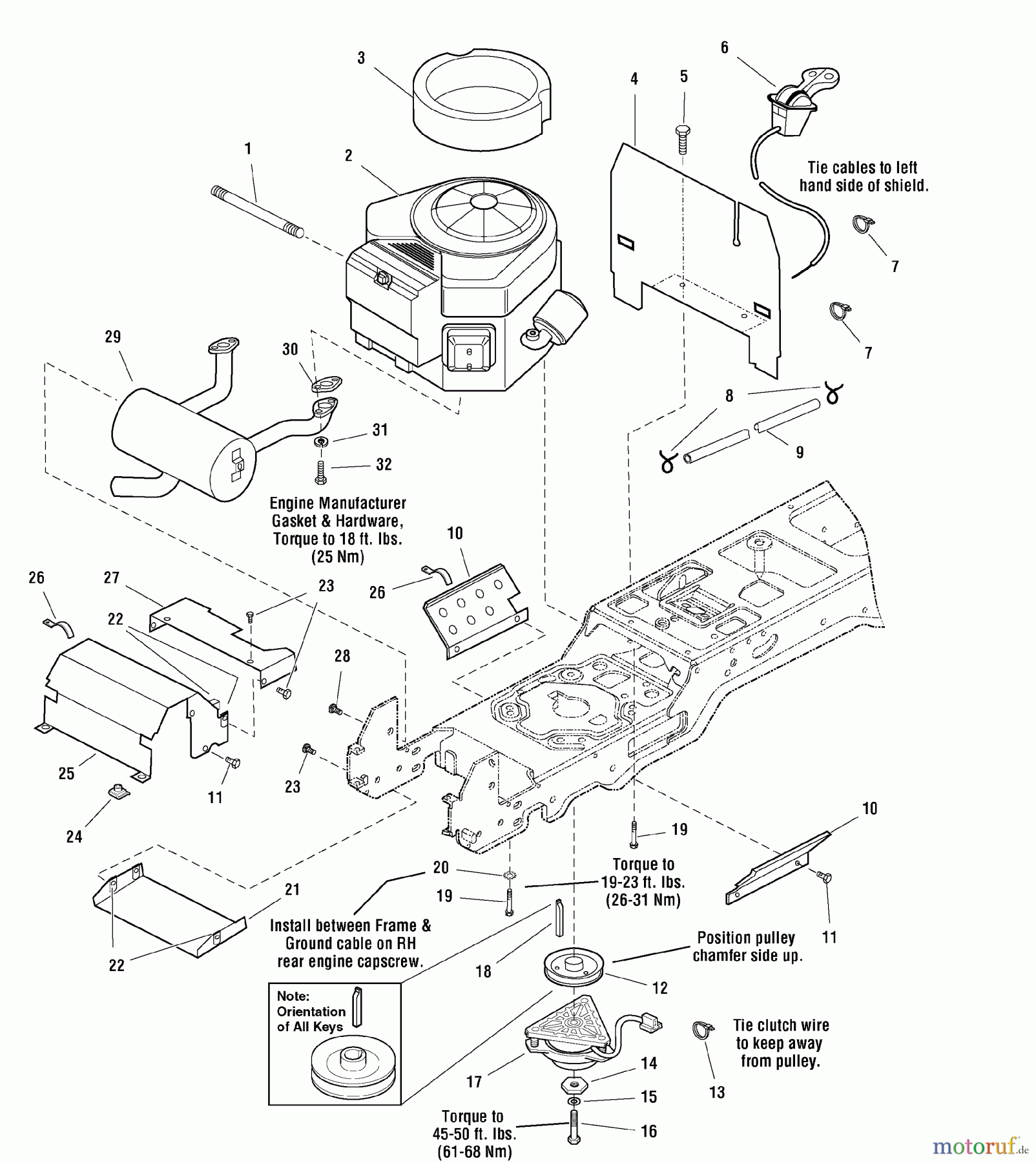  Snapper Rasen- und Gartentraktoren YT1644 (1694368 & 2690067) - Snapper 44