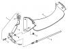 Snapper P21600 - 21" Walk-Behind Mower, 6 HP, Steel Deck, Series 0 Ersatzteile Front Wheel Bracket