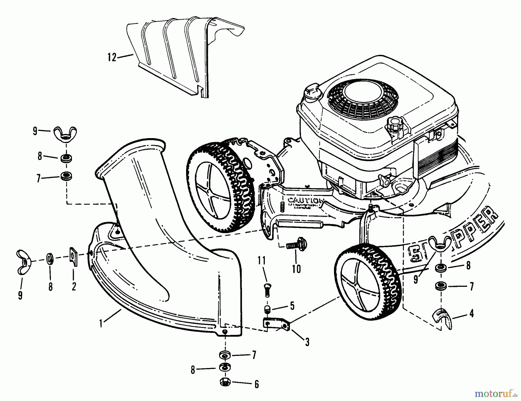  Snapper Rasenmäher AP21507B - Snapper 21