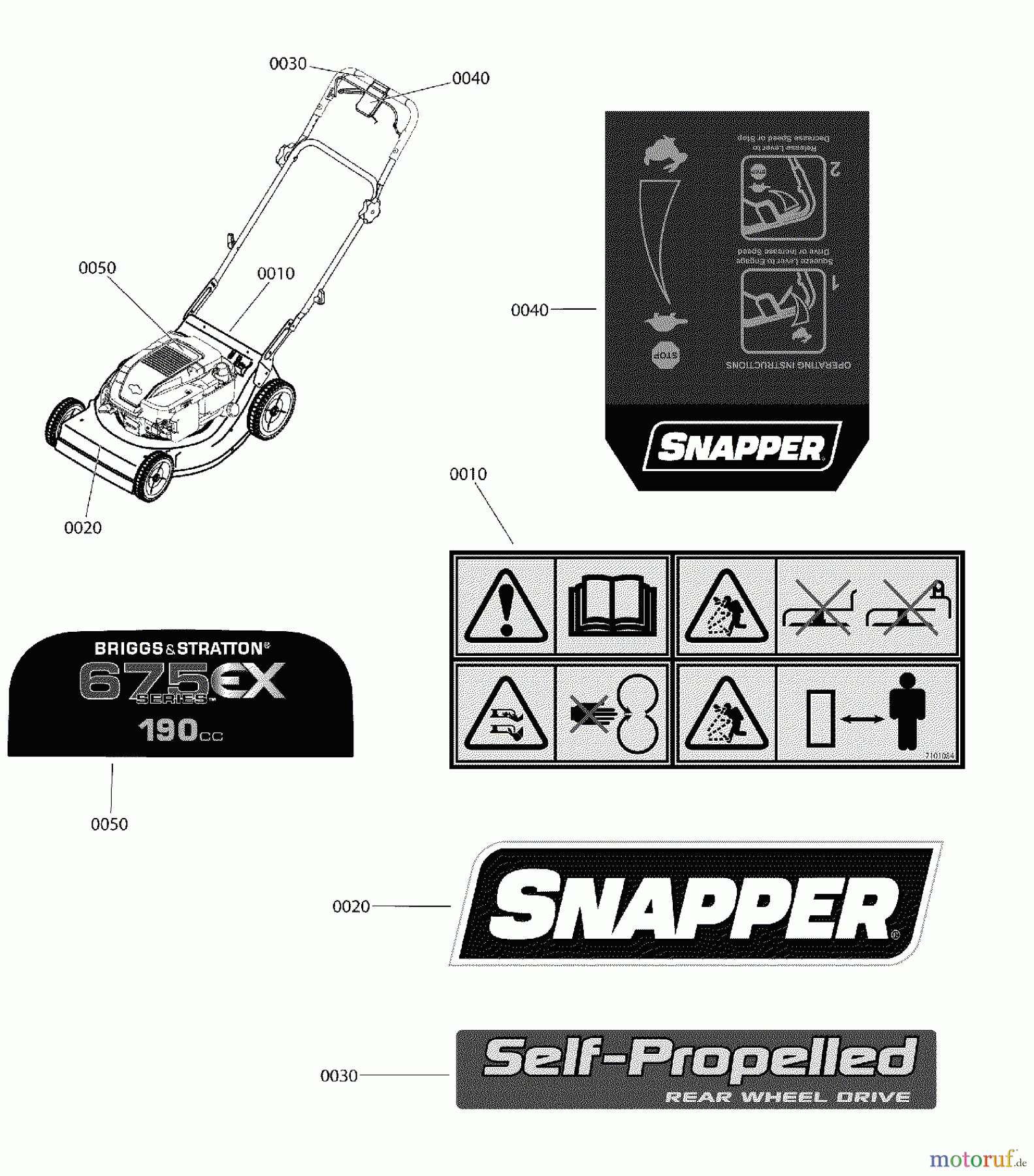  Snapper Rasenmäher ESPV21675 (7800871) - Snapper 21