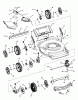 Snapper NSP22675 (7800608) - 22" Walk-Behind Mowers, 6.75 HP, 3N1, California Listas de piezas de repuesto y dibujos Deck Assemby (Self-Propelled)