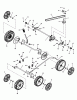Snapper SPXV2270FC (7800774) - 22" Walk-Behind Mower, 7.0 HP, 3N1 Listas de piezas de repuesto y dibujos Transmission & Wheels Group