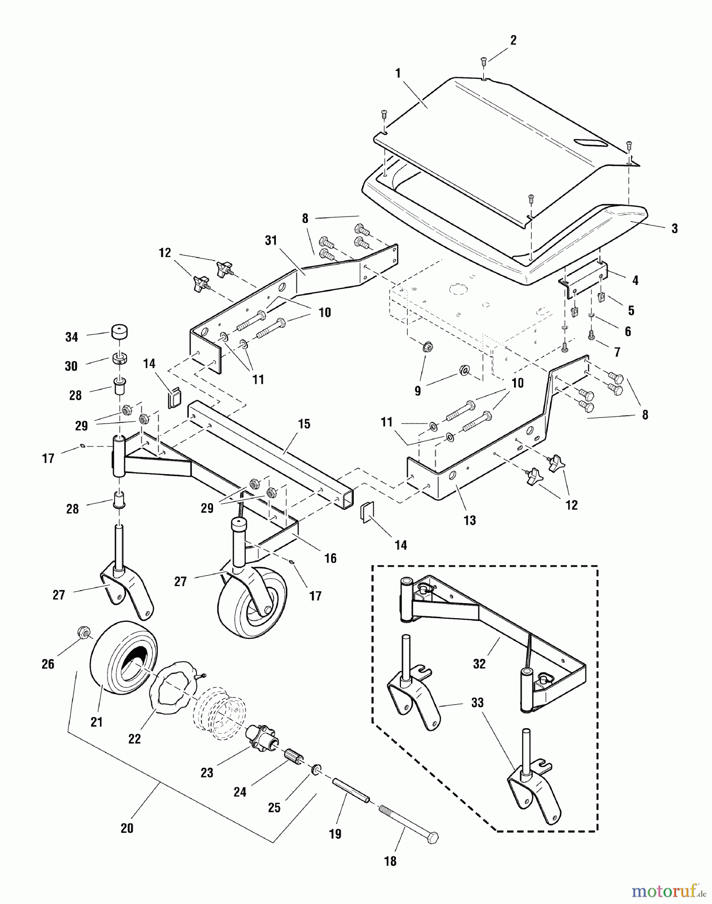  Snapper Rasenmäher für Großflächen HC32RDKAV13ECE (5900846) - Snapper 32