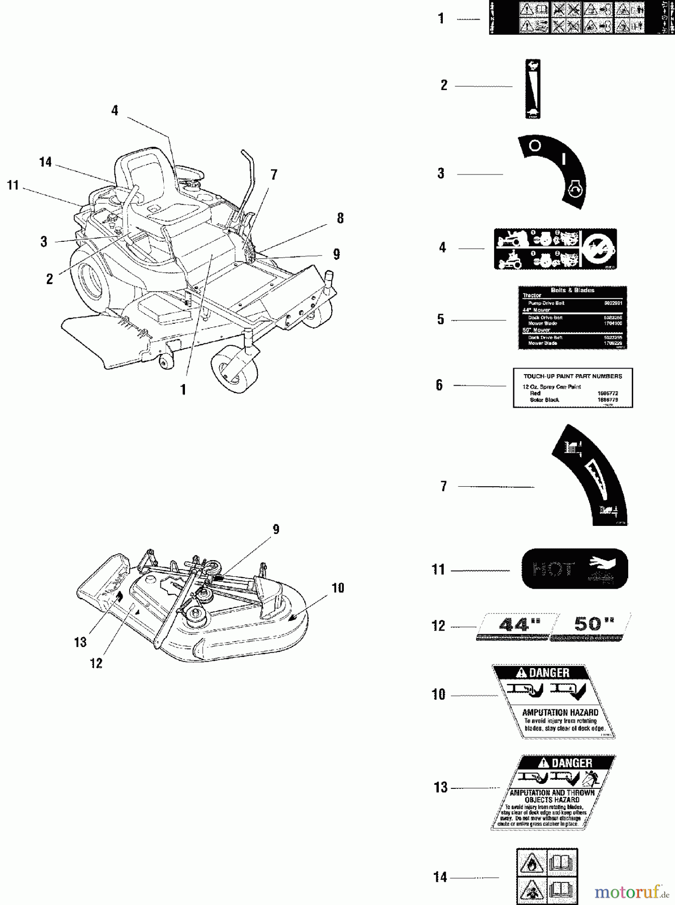  Snapper Nullwendekreismäher, Zero-Turn ZT20501BV (5900610) - Snapper 50
