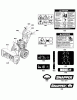 Snapper P2132E (1696179-00) - 32" Snowthrower, 21 HP, Large Frame Ersatzteile Decals Group