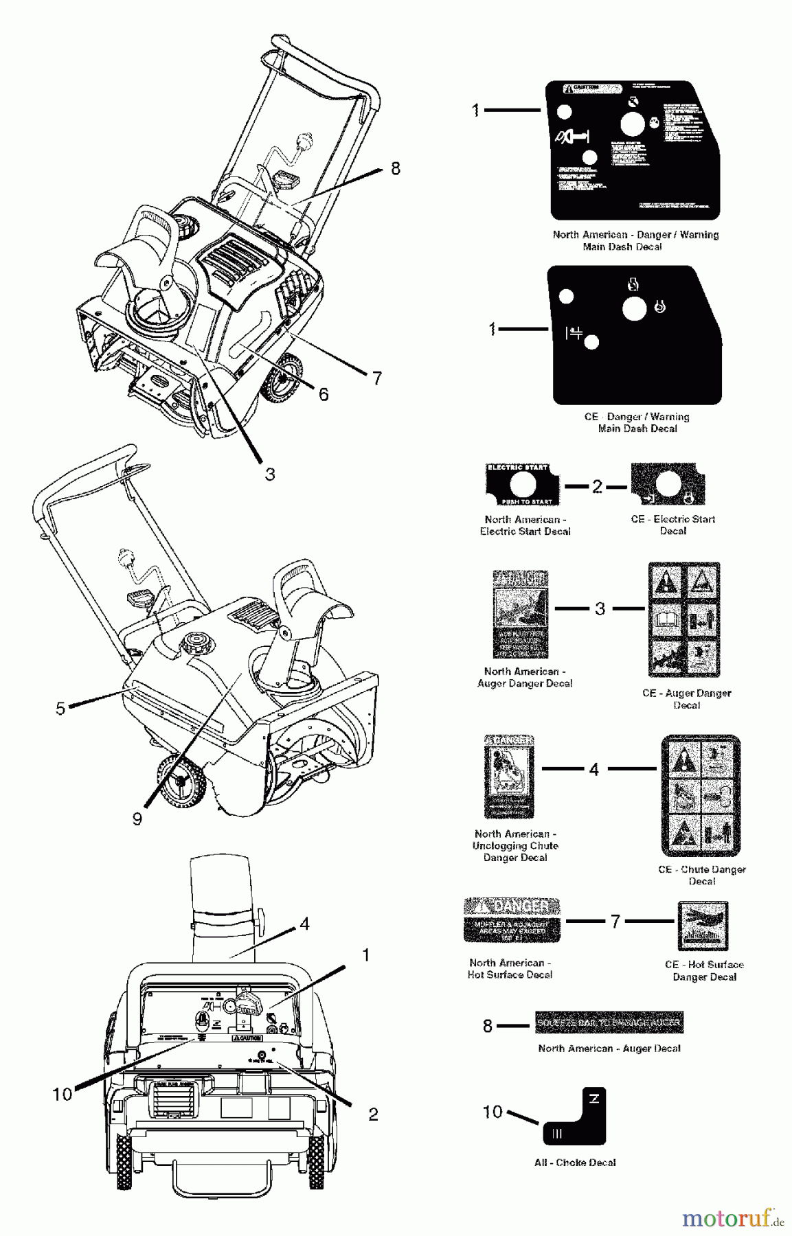 Snapper Schneefräsen SS50220E (7800080) - Snapper 22