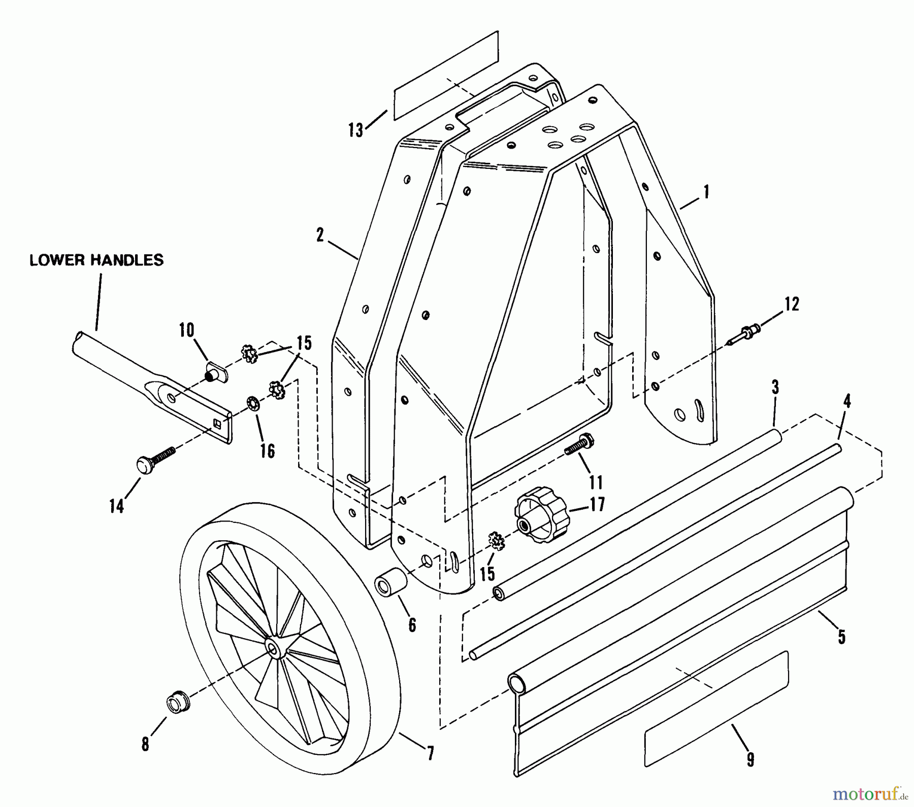  Snapper Trimmer RT2451 - Snapper Walk-Behind Trimmer RT2451 Frame