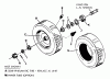 Snapper 26083 - 26" Rear-Engine Rider, 8 HP, Series 3 Ersatzteile Wheels - Front