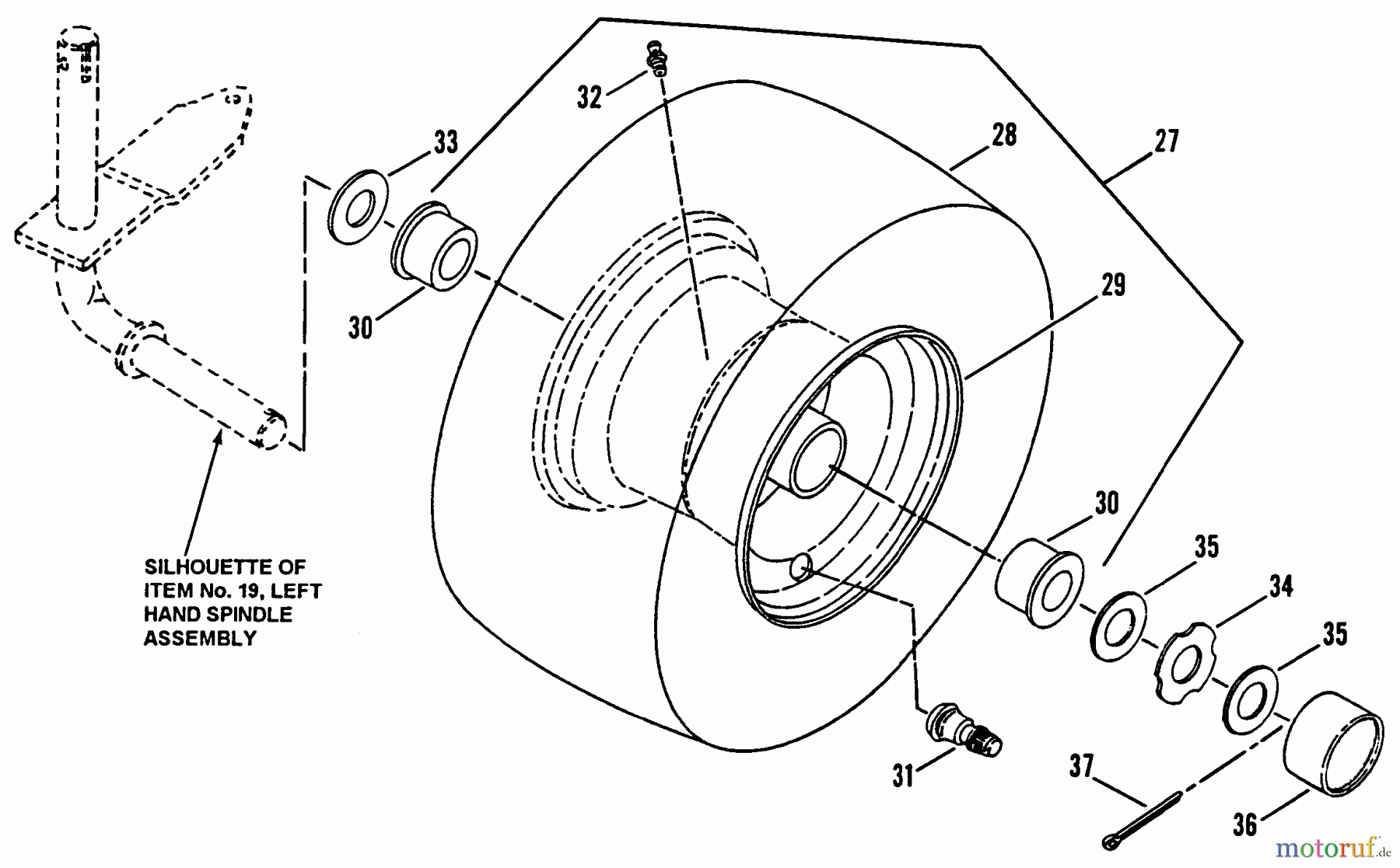 Snapper Zubehör. Rasenmäher 7060947 - Snapper Bag N-Wagon, 30 Bushel BH140H33BBV (80878) 33